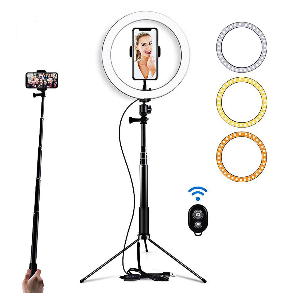 Vòng ánh sáng LED lấp đầy 26cm ánh sáng lấp đầy để chụp ảnh Trang điểm phát trực tiếp