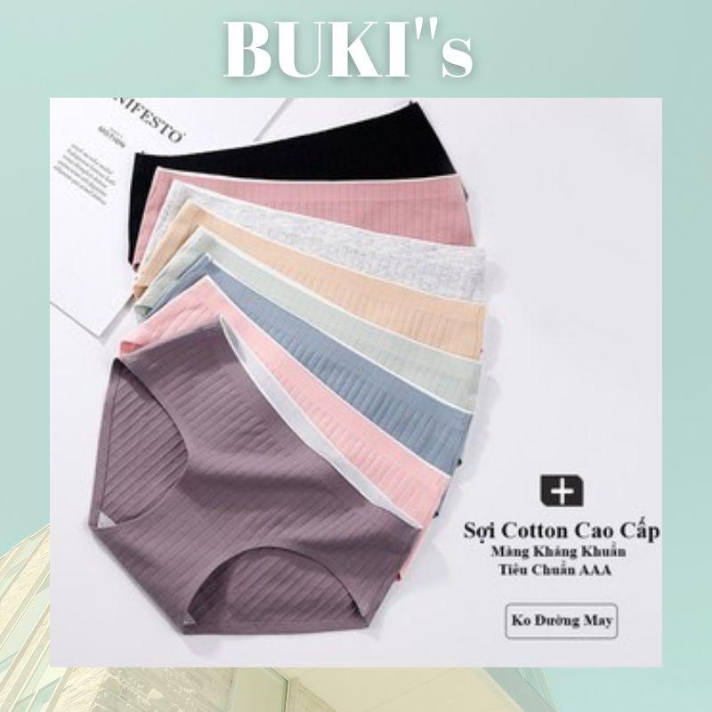 Quần Lót Nữ ️️ Quần Chip Nữ Cotton Gân Tăm Không Đường May Kháng Khuẩn Cao Cấp