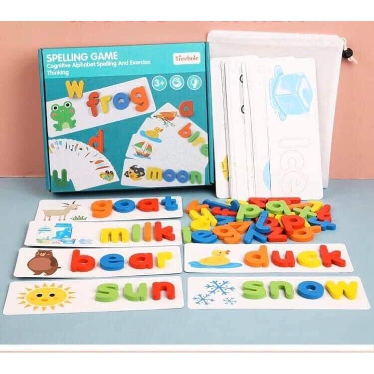 Trò chơi ghép chữ tiếng Anh-Spelling game - KKstore