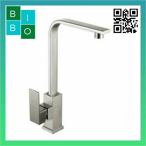 Vòi rửa bát vuông nóng lạnh inox 304