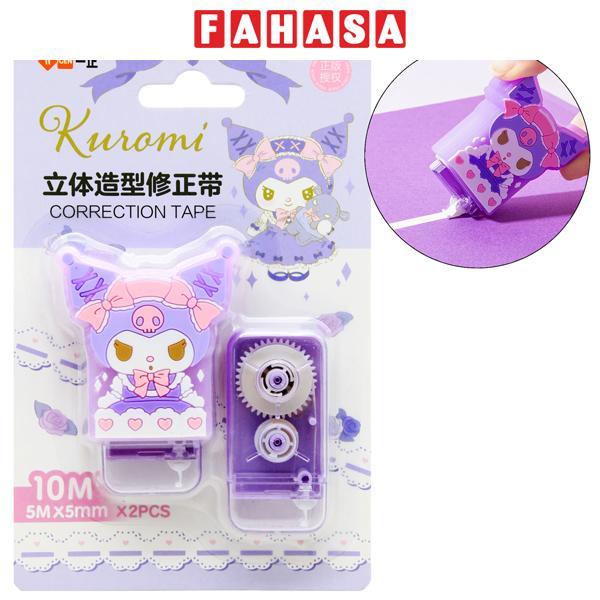 Bộ 2 Bút Xóa Kéo Kuromi 5m x 5mm - iiGEN YZ880365