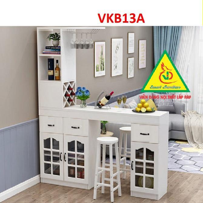 Quầy bar mini kết hợp tủ rượu VKB013A - Nội thất lắp ráp Viendong Adv