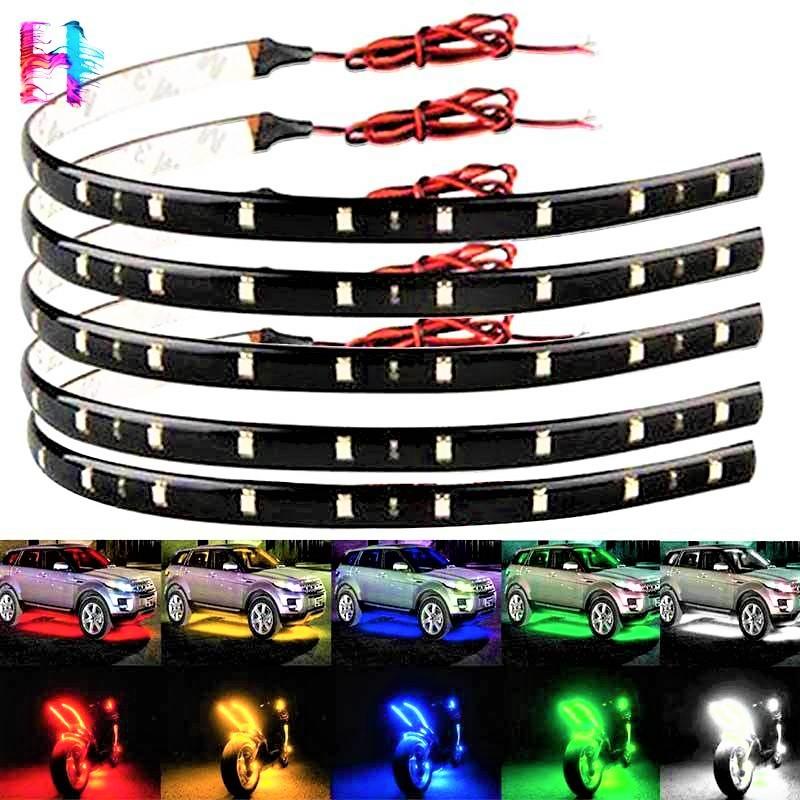 DÂY LED TRANG TRÍ XE MÁY Ô TÔ SIÊU ĐẸP LOẠI TỐT 30CM