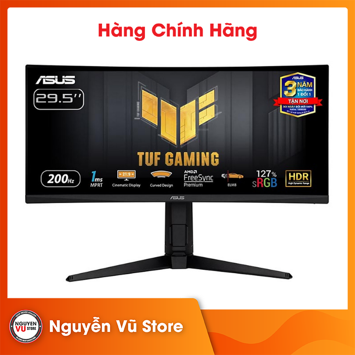 Màn hình Asus VG30VQL1A (29.5inch/WFHD/IPS/200Hz/1ms/300nits/HDMI+DP+USB+Audio/Loa/Freesync) - Hàng Chính Hãng