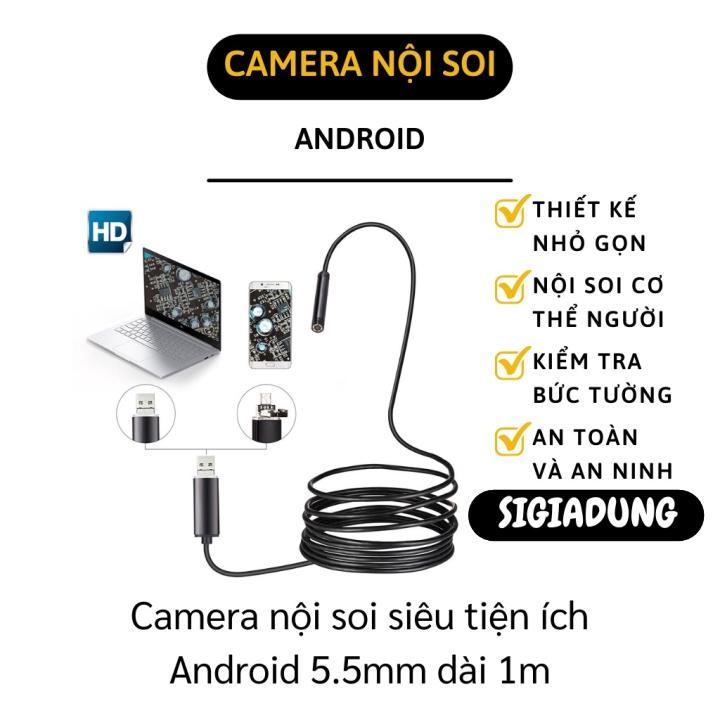 Camera Nội Soi - Camera Nội Soi Chống Nước, Kiểm Tra Tường, Ống Dẫn Androi 5.5mm 8826