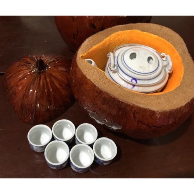 Bộ bình ủ, bình trà, 6 cốc trà