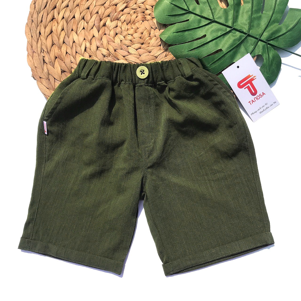 Quần short đũi cho bé trai Tanosa Kids size 1-5 tuổi Phong cách Hàn QuốC; Quần short đũi cho bé trai siêu mềm mịn - 2021- 10-25kg