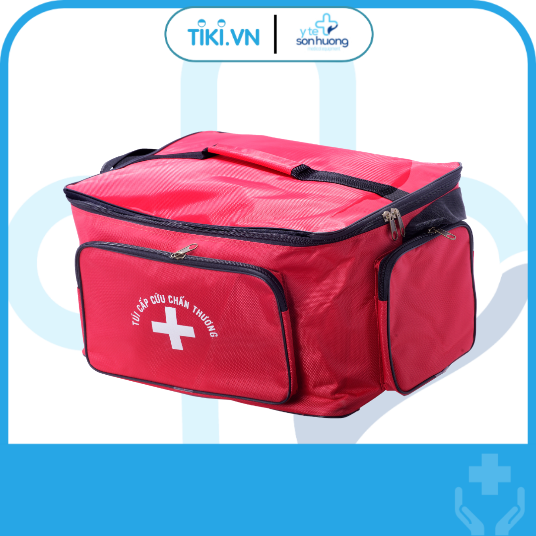 Túi cứu thương Đỏ lớn - 34cm x 22cm x 22cm