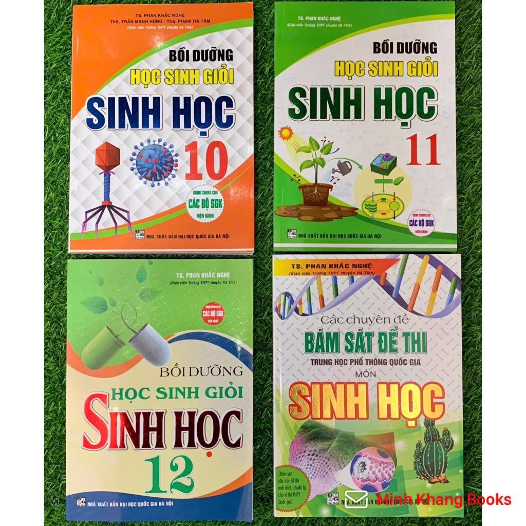 Sách - Combo Bồi Dưỡng Học Sinh Giỏi Sinh Học 10 - 11 - 12 +Các Chuyên Đề Bám Sát Đề Thi THPT Quốc Gia Môn Sinh Học (HA