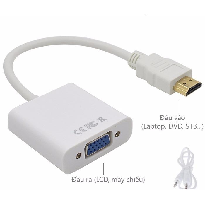 - Cáp Chuyển HDMI sang VGA có audio - JL - MÀU NGẪU NHIÊN