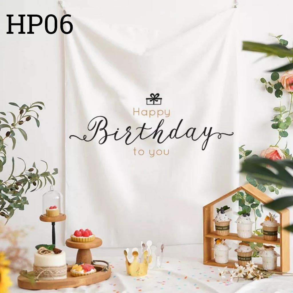 Thảm vải chụp ảnh / Thảm vải treo tường / Tranh vải decor tiệc sinh nhật