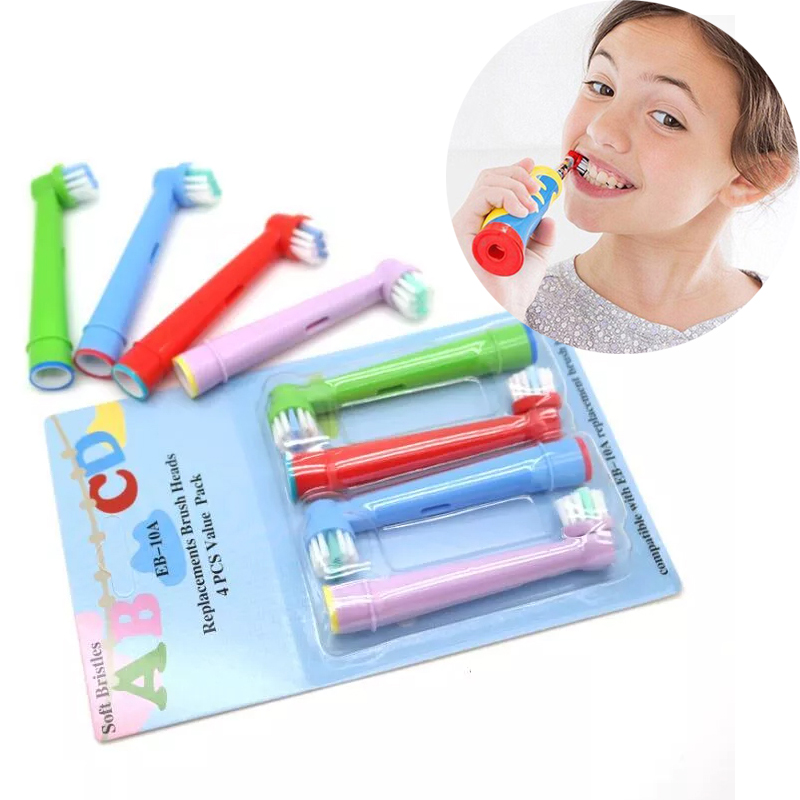 Bộ 4 đầu bàn chải đánh răng điện thay thế cho máy Braun Oral B - Precision, FlossAction, Gum Care, Sensitive - đánh bật cao răng, răng nhạy cảm, chăm sóc nướu lợi