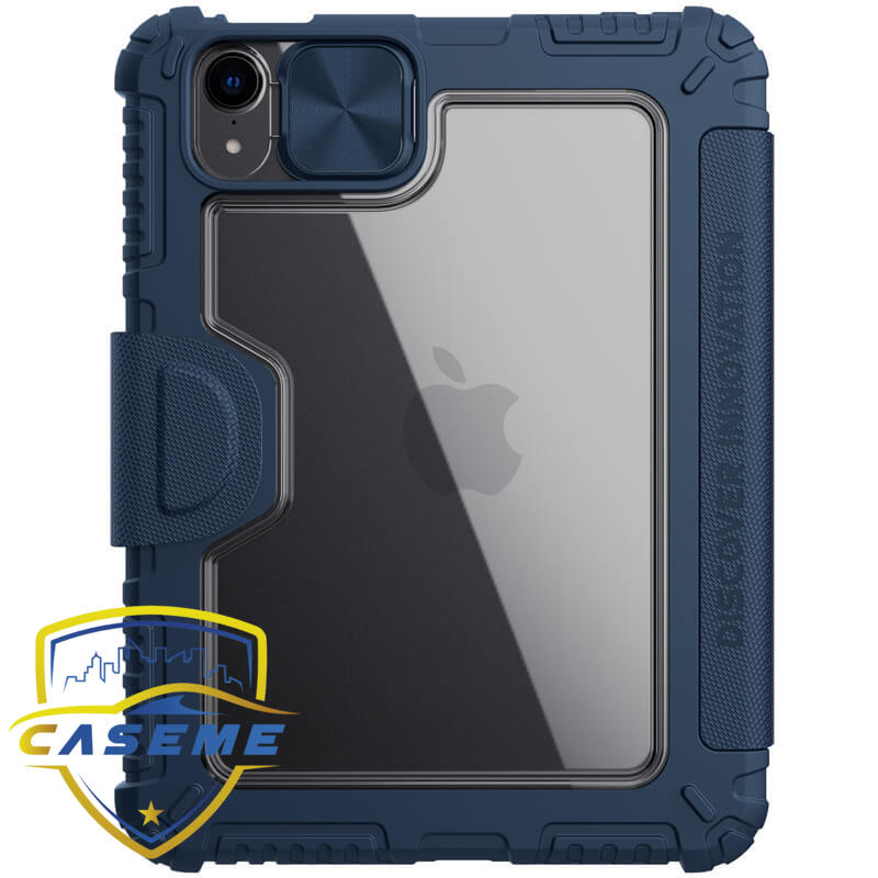Hình ảnh Bao da dành cho iPad Mini 6 2021 hàng chính hãng Nillkin Bumper Leather có nắp bảo vệ camera