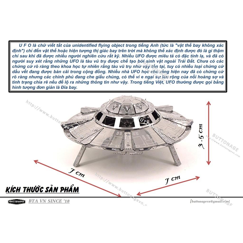 Mô Hình Lắp Ráp 3d Đĩa Bay - UFO