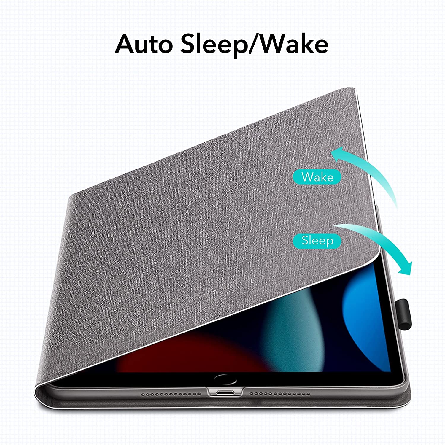 Bao da dành cho iPad Gen 9 10.2 inch 2021 ESR Urban Premium Folio Case - Hàng Nhập Khẩu