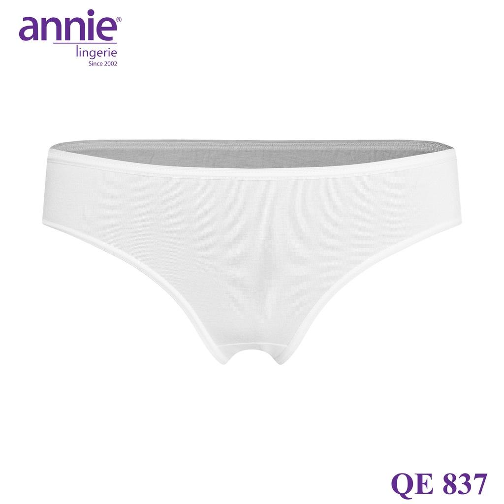 Quần lót nữ trơn vải lụa 4 chiều Signature annie QE837 form basic trẻ trung năng động, thoáng mát thoải mái mặc cả ngày