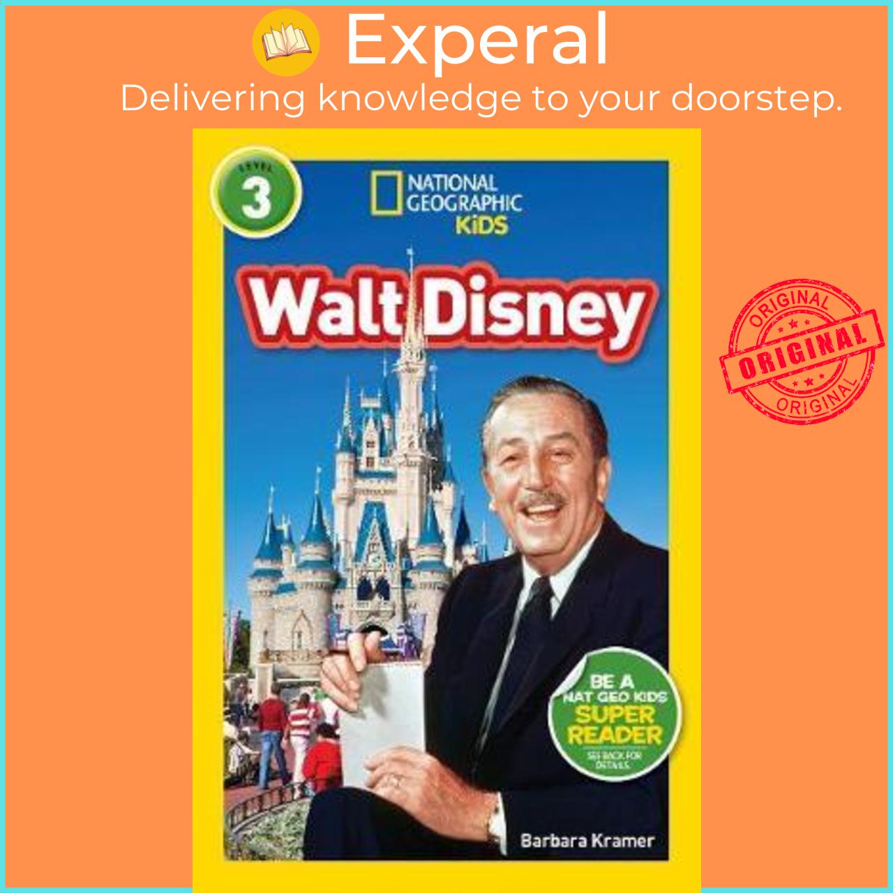 Sách - National Geographic Kids Readers: Walt Disney by Barbara Kramer National Geographic Kids (US edition, paperback)