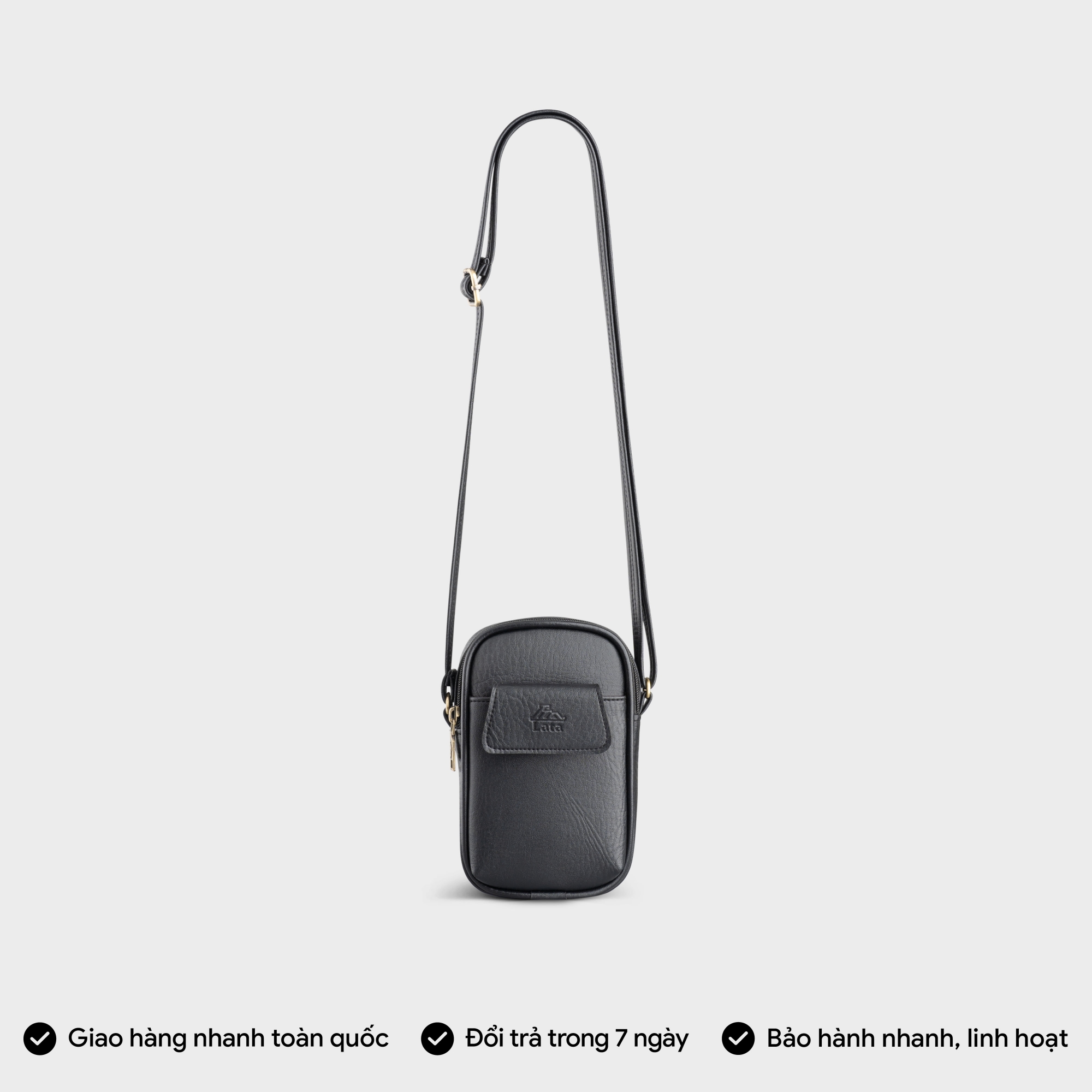Túi Lata ( Thời trang nữ đựng điện thoại mini - Túi đeo chéo da HN118 )