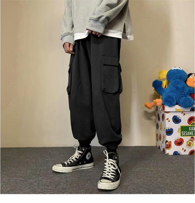 Quần Dài Thể Thao Phối Nhiều Túi Thời Trang 2 Màu  Cho Nam