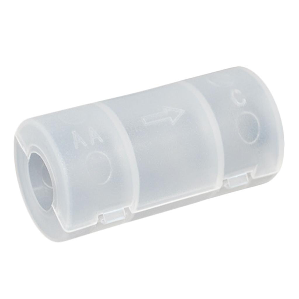 2-7pack 1 Packs Battery AA to Adapter Converter Holder Switcher