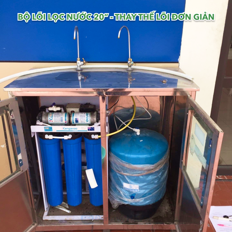 Lõi Lọc Nước 20 inch Số 2 CATION, Lọc Thô, Chuyên xử lý nước cứng, đầu nguồn - Hàng Chất Lượng