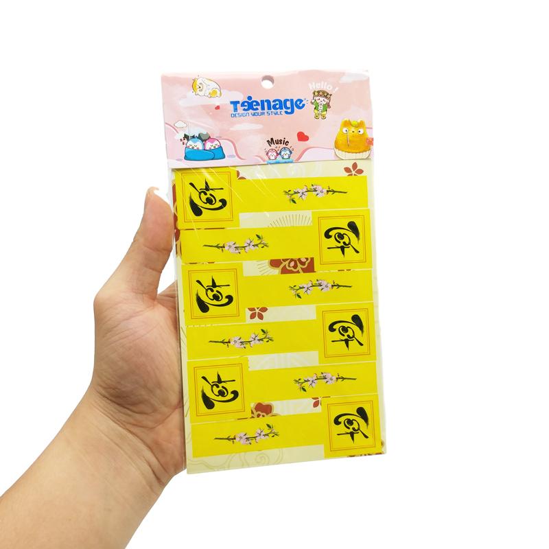 Bộ 6 Tấm Sticker Trang Trí Tết - Teenage 03