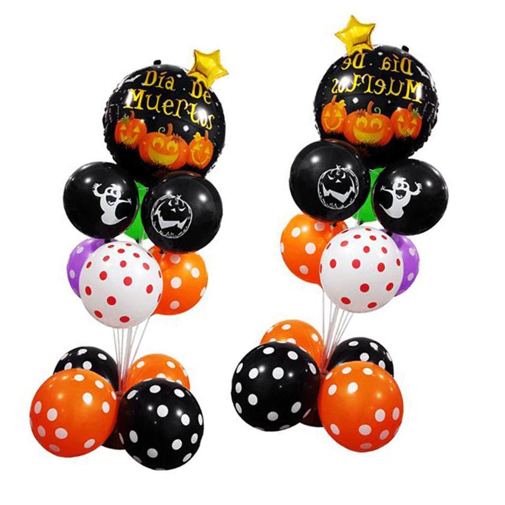 Halloween Latex Foil Balloon Party Decoration Photo Props