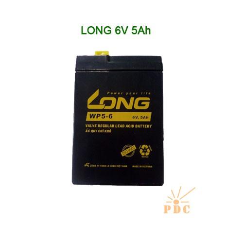 Ắc Quy LONG 6V 5Ah – WP5-6 - (PDC-TECH)