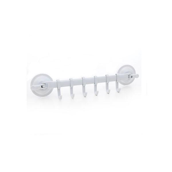 Móc treo đồ hút chân không tiện dụng thanh 6 móc Thông Minh