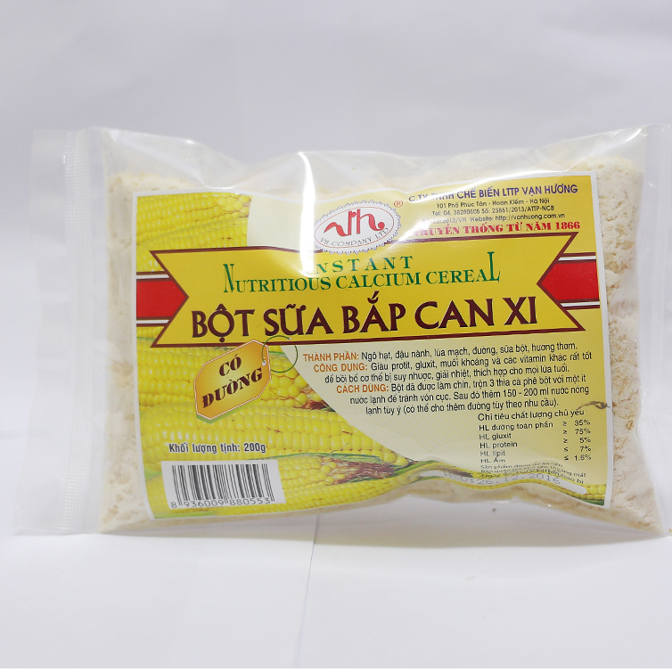 Bột sữa bắp Canxi có đường 200g