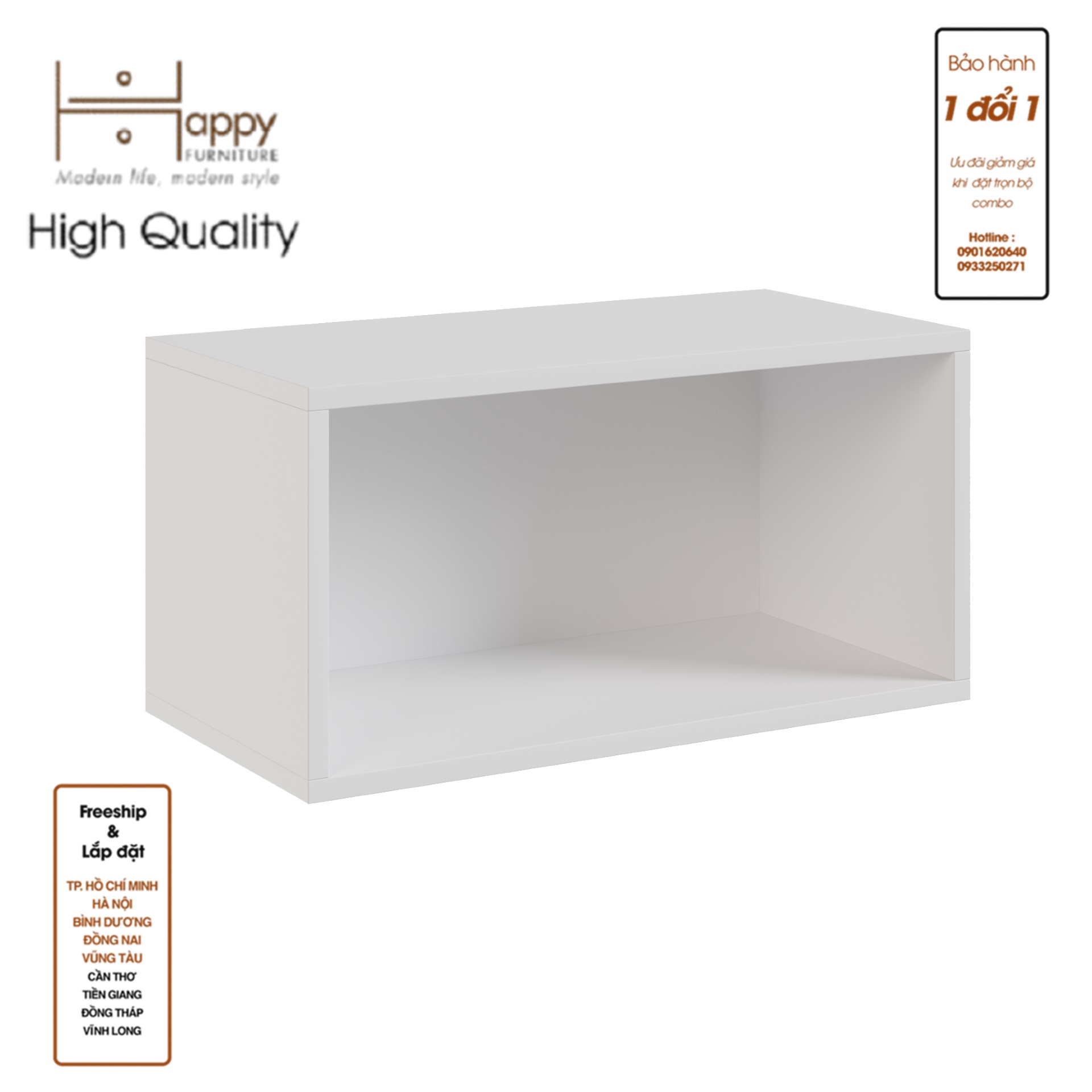 [Happy Home Furniture] ZANE , Kệ trang trí ,60cm x 30cm x 30cm ( DxRxC), KSA_040