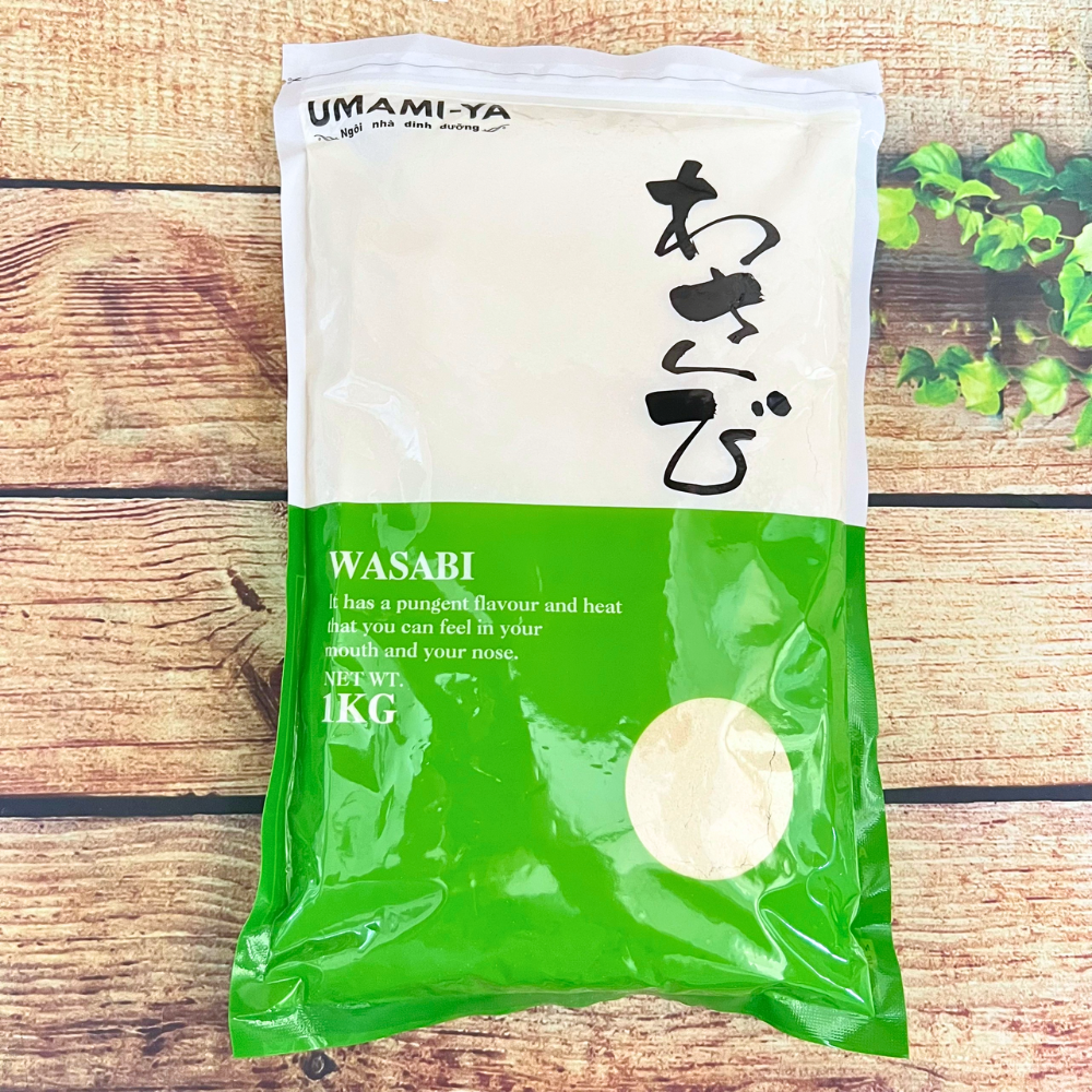 Wasabi Mù Tạt Bột Umami-Ya {Dalian Tianpeng} Gói 1KG