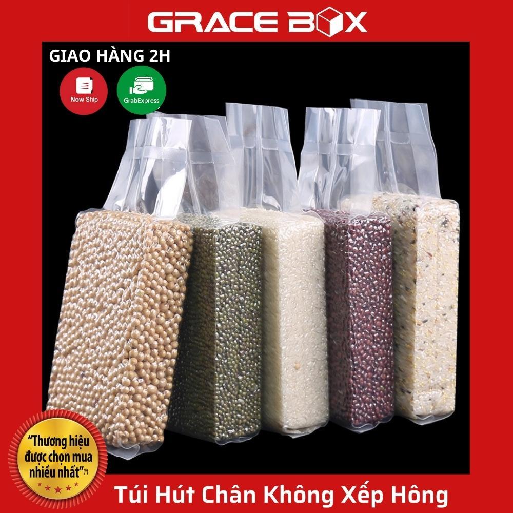 Túi Hút Chân Không Xếp Hông - Túi Hút Chân Không Định Hình - Siêu Thị Bao Bì Grace Box