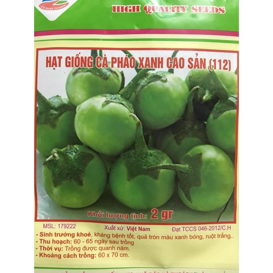 Hạt giống cà pháo xanh