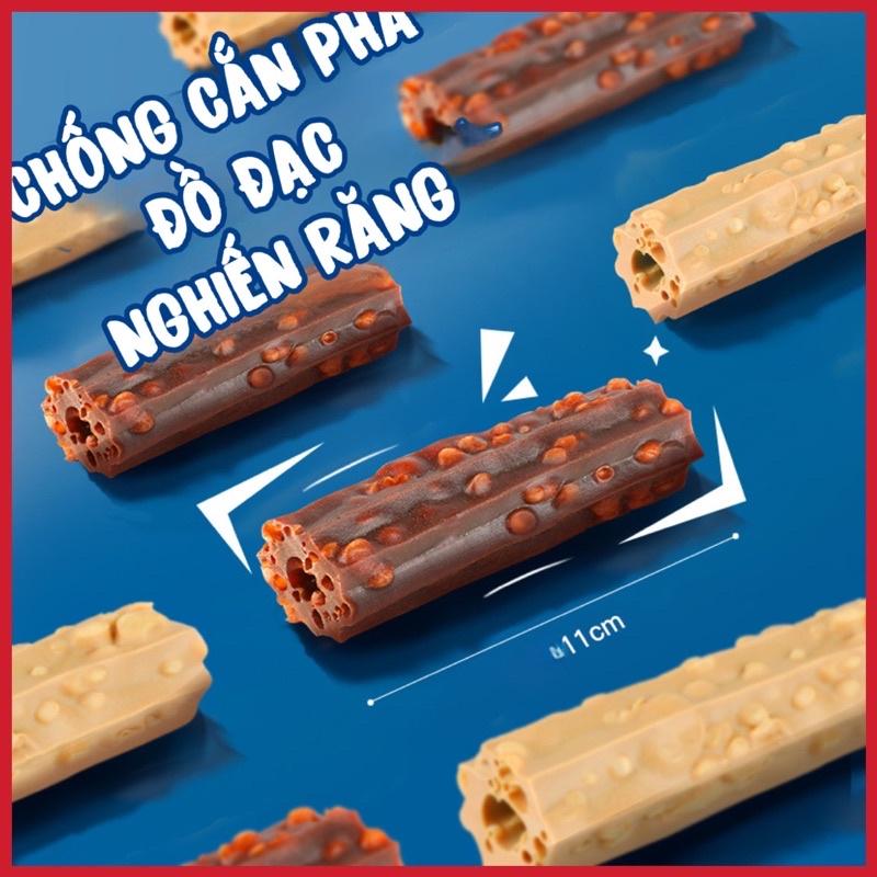 Xương gặm sạch răng vị bò và gà phô mai - Bánh thưởng cho chó