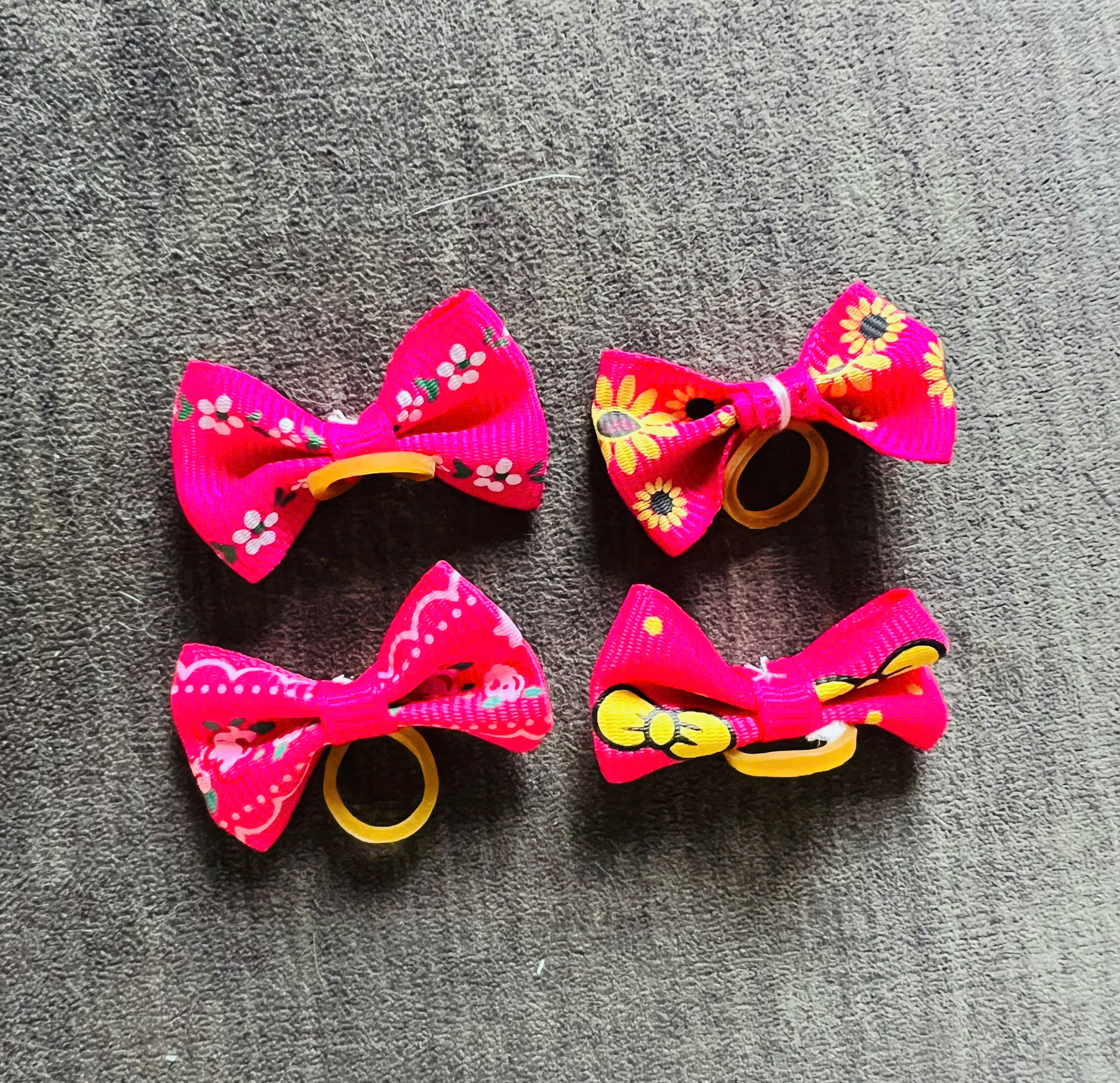 NƠ KẸP TÓC CÀI TÓC THỜI TRANG DỄ THƯƠNG 06 CHO THÚ CƯNG CHÓ MÈO