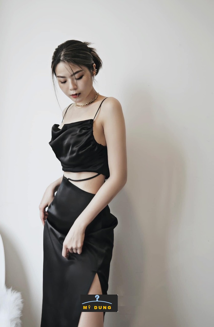 ĐẦM BODY 2S KHOÉT EO,XẺ ĐÙI, SIÊU TÔN DÁNG, GỢI CẢM-SANG TRỌNG