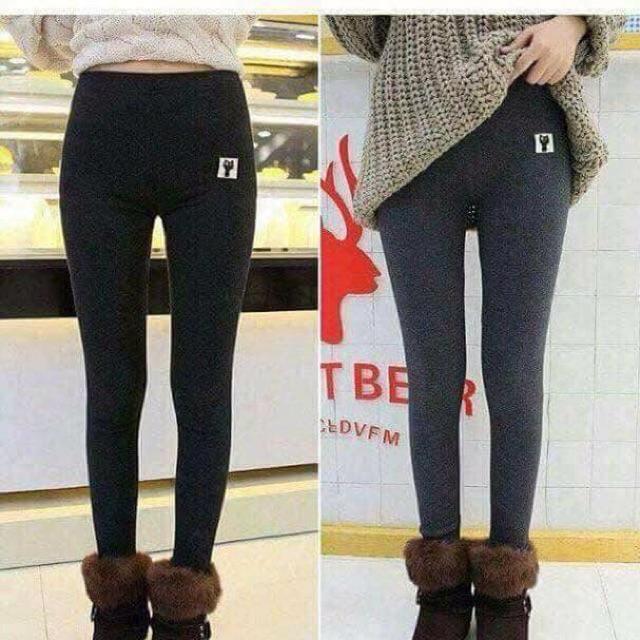 Quần letging Mèo lót nỉ