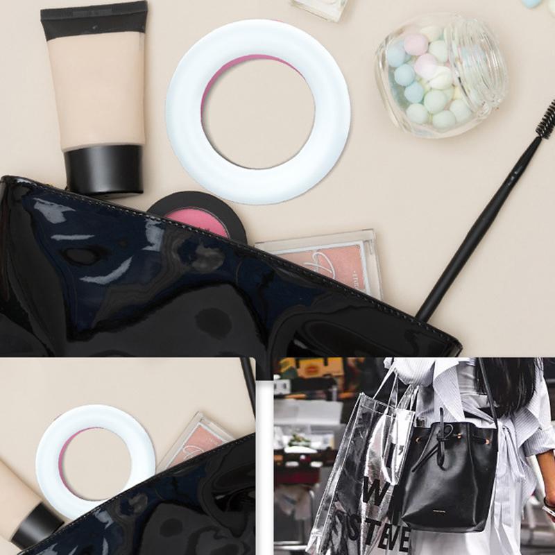 Đèn Led Tròn Gắn Điện Thoại Hỗ Trợ Chụp Ảnh Selfie 3 Màu
