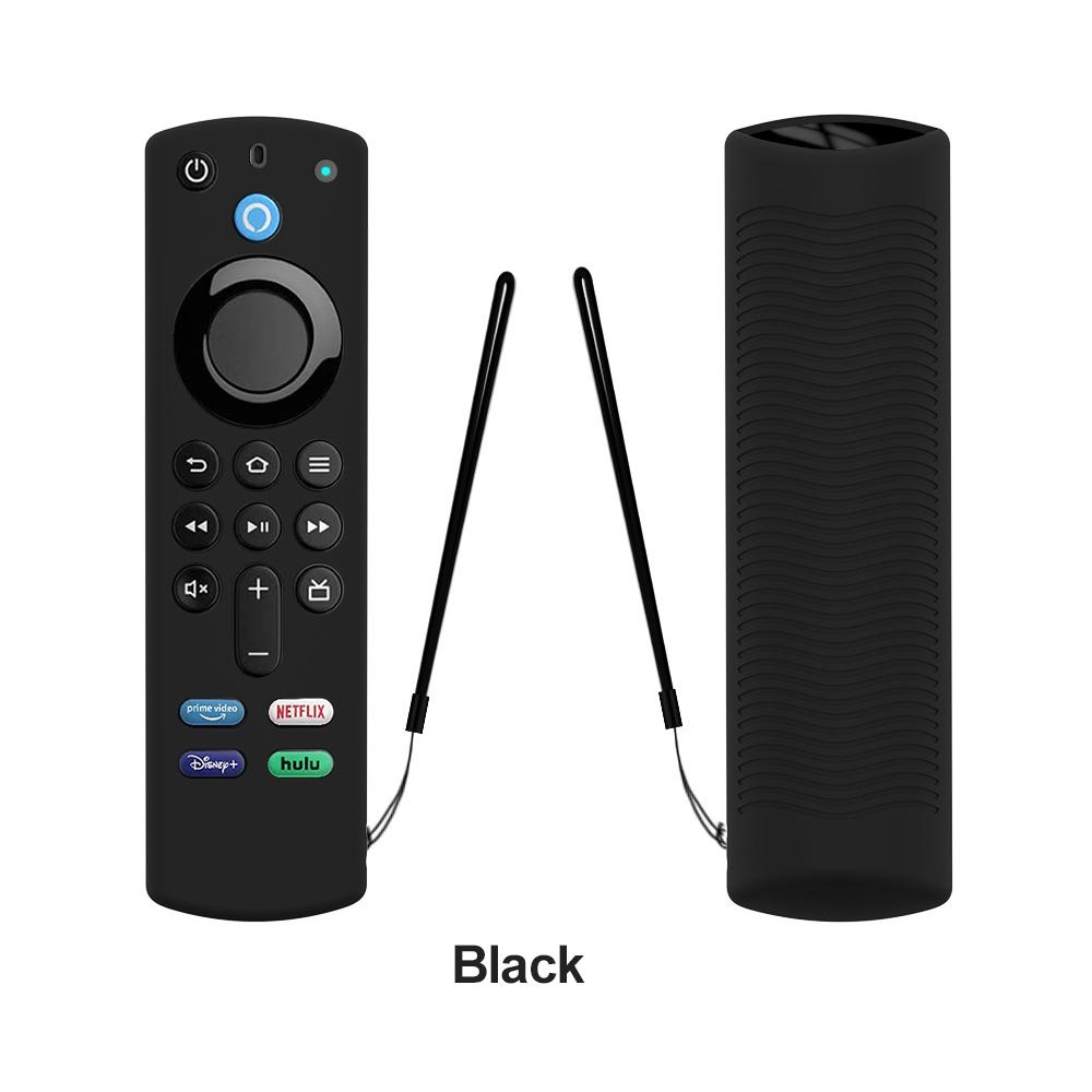 Chống bụi chống rơi hoàn toàn mới cho Vỏ bảo vệ bằng silicon mềm Fire TV Stick Điều khiển từ xa bằng giọng nói Alexa Vỏ dạ quang có thể giặt được