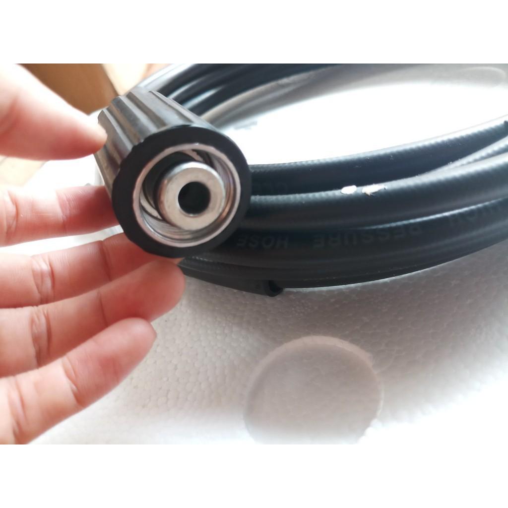 Ống Dây Rửa Xe 7M Cho Máy Bơm Xịt Rửa Áp Lực Cao-Ren Trong 14mm