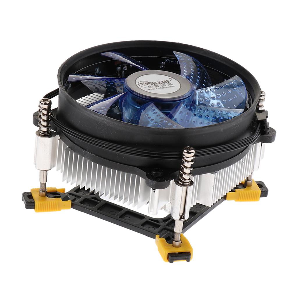 CPU Cooler 12cm Cooler with Cooled Fan for LGA 775/1150/1151/1155/1156 Blue