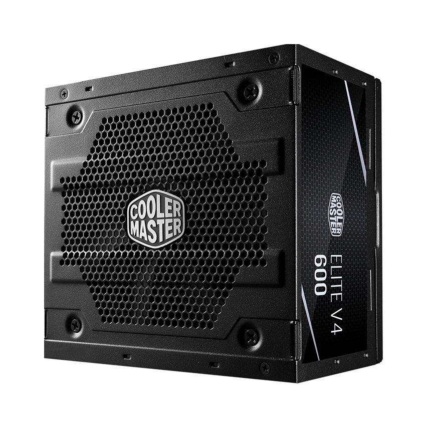 Nguồn máy tính Cooler master Elite 600w V4 (80 Plus /Màu Đen) - Hàng Chính Hãng