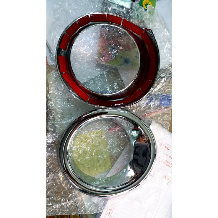 Ốp đèn gầm trước xe Toyota Fortuner 2012 - 2016 mạ crom cao cấp