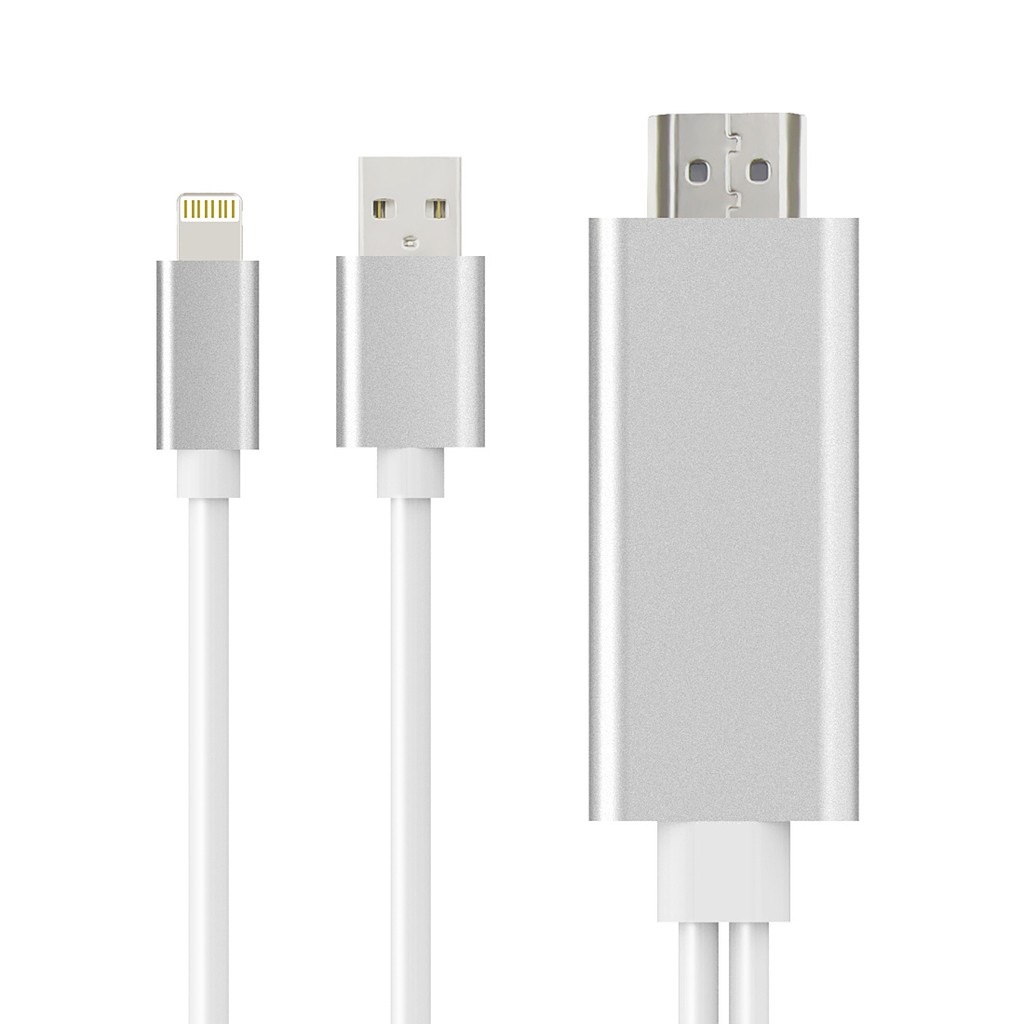 Cáp Lightning to HDMI Phản Chiếu Hình Ảnh Từ Iphone Lên Tivi Dành Cho Các Dòng Iphone 5 Trở Lên