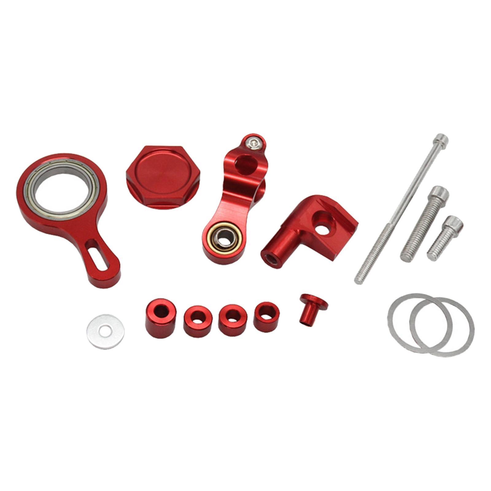 Motorcycle Steering Damper Bracket Mount Set for   R6  R1 Black