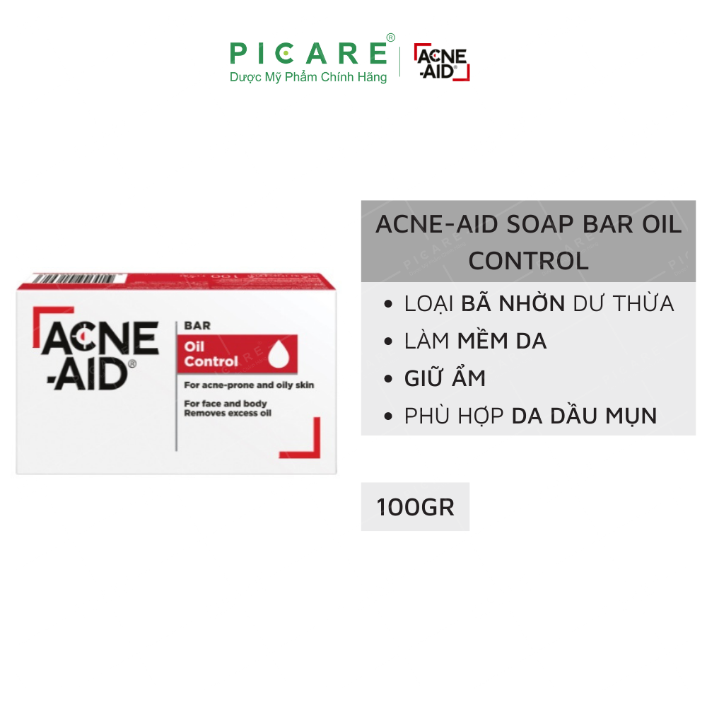 Xà Phòng Rửa Mặt Và Giảm Mụn Acne-Aid Bar 100g