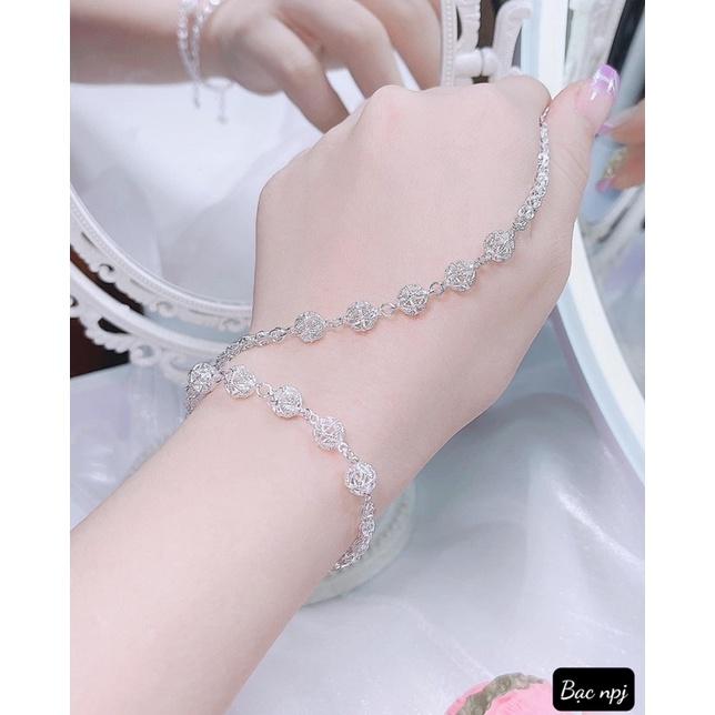 Lắc tay đuôi phụng mix các mẫu, Vòng tay nữ Bạc Ta - Bạc npj