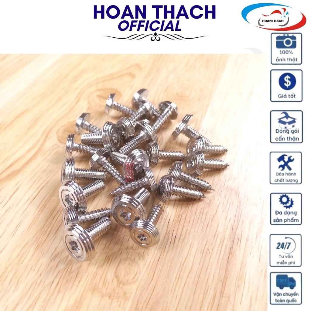 Bộ Ốc Áo Mẫu Thái Inox 304 cho xe máy Exciter 135 2011 (24 con), HOANTHACH SP017384