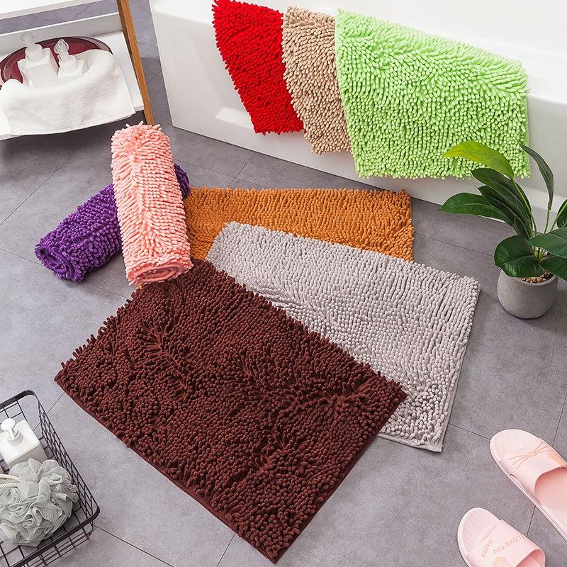 Chenille thảm cửa thảm cửa phòng tắm thảm chống trượt thấm nước thảm phòng ngủ phòng bếp thảm cửa nhà bếp.